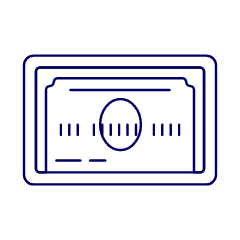 Credit Card Standard Illustration from UX Line Set