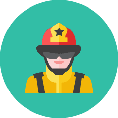 Fireman 2 Icon from Kameleon Colors Set