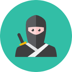 Ninja Icon from Kameleon Colors Set