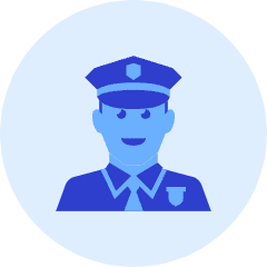 Policeman 1 Icon from Kameleon Duo Set