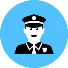Policeman 1 Icon from Kameleon Pop Set