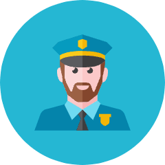 Policeman 2 Icon from Kameleon Colors Set