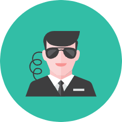 Secret Agent Icon from Kameleon Colors Set