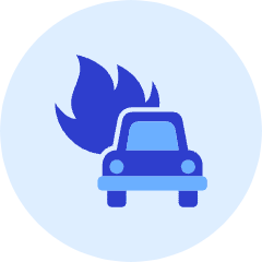 Car Burn Icon from Kameleon Duo Set