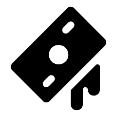 Crime Cut Icon from Ultimate Bold Set