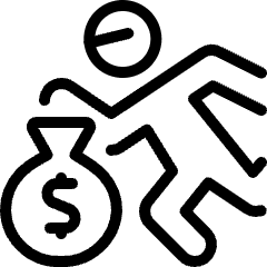 Crime Robber Icon from Ultimate Light Set