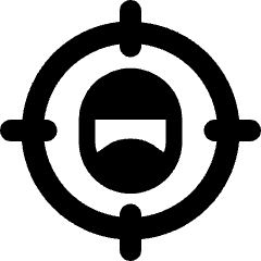 Crime Target 1 Icon from Ultimate Bold Set