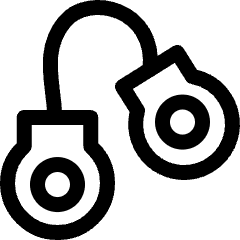 Crime Tools Shackle Icon from Ultimate Regular Set