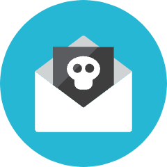 Death Letter Icon from Kameleon Colors Set