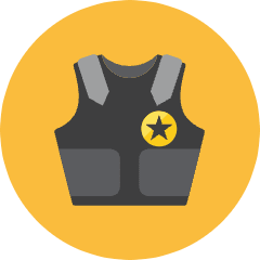 Flak Vest Icon from Kameleon Colors Set