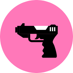 Gun Icon from Kameleon Pop Set