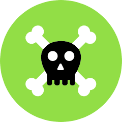 Skull Icon from Kameleon Pop Set