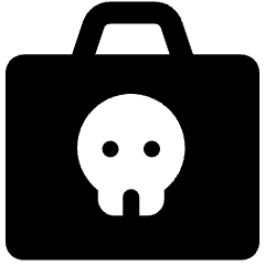 Suitcase Crime Icon from Ultimate Bold Set