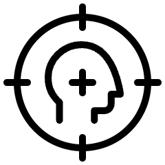 Target Man Aim Icon from Ultimate Light Set