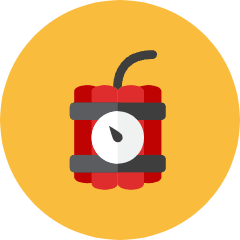 Time Bomb Icon from Kameleon Colors Set