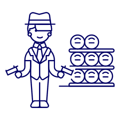 Mafia Gangster 2 Illustration from UX Line Set