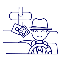 Pimp Driving 1 Illustration from UX Line Set