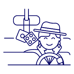 Pimp Driving 4 Illustration from UX Line Set