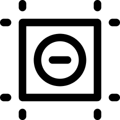 Artboard Subtract Icon from Ultimate Regular Set