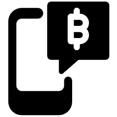 Crypto Chat Bubble Icon from Ultimate Bold Set