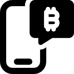 Crypto Chat Bubble Icon from Ultimate Bold Set