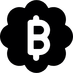 Crypto Currency Bitcoin Bubble Icon from Ultimate Bold Set