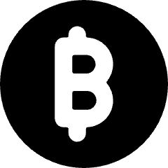 Crypto Currency Bitcoin Circle Icon from Ultimate Bold Set