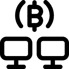 Crypto Currency Bitcoin Exhcange Icon from Ultimate Regular Set