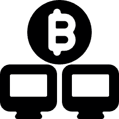 Crypto Currency Bitcoin Exhcange Icon from Ultimate Bold Set