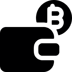 Crypto Currency Bitcoin Wallet Icon from Ultimate Bold Set