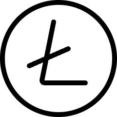 Crypto Currency Litecoin Icon from Ultimate Light Set