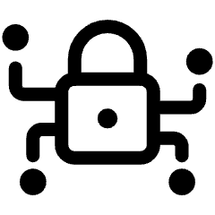 Crypto Encryption Lock Icon from Ultimate Regular Set