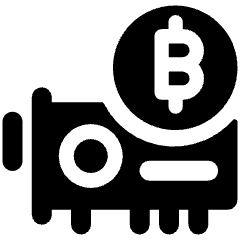 Crypto Gpu Mining Icon from Ultimate Bold Set