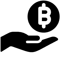 Crypto Hold Icon from Ultimate Bold Set