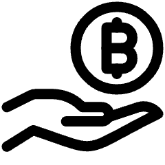 Crypto Hold Icon from Ultimate Regular Set