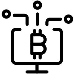 Crypto Mining Icon from Ultimate Light Set