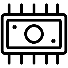 Crypto Money Chip Icon from Ultimate Light Set