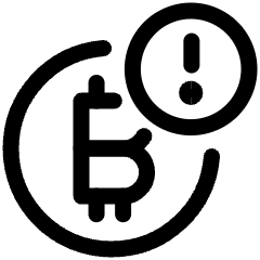 Crypto Notification Icon from Ultimate Regular Set