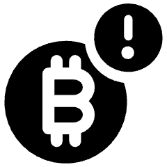 Crypto Notification Icon from Ultimate Bold Set