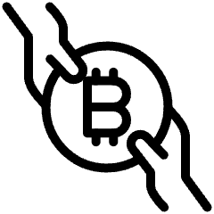 Crypto Trade Icon from Ultimate Light Set