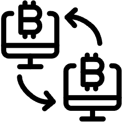 Crypto Transaction Monitor Icon from Ultimate Light Set