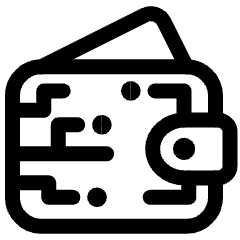 Crypto Wallet Icon from Ultimate Regular Set