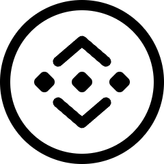 Virtual Coin Crypto Binance Icon from Ultimate Regular Set