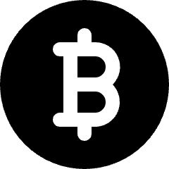 Virtual Coin Crypto Bitcoin Icon from Ultimate Bold Set