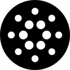 Virtual Coin Crypto Cardano Icon from Ultimate Bold Set