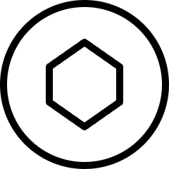 Virtual Coin Crypto Chainlink Icon from Ultimate Light Set