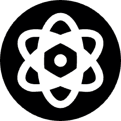 Virtual Coin Crypto Cosmos 1 Icon from Ultimate Bold Set