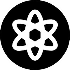 Virtual Coin Crypto Cosmos 2 Icon from Ultimate Bold Set