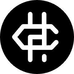 Virtual Coin Crypto Hypercash Icon from Ultimate Bold Set