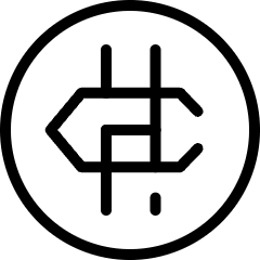 Virtual Coin Crypto Hypercash Icon from Ultimate Light Set